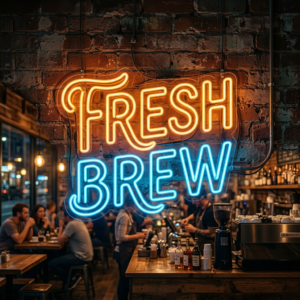 Fresh Brew Neon Sign