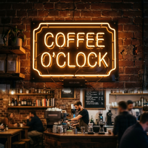 Coffee O'Clock Neon Sign