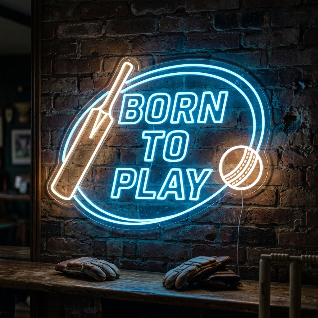 Born To Play Neon Sign