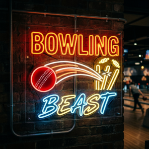 Bowling Beast Neon Sign