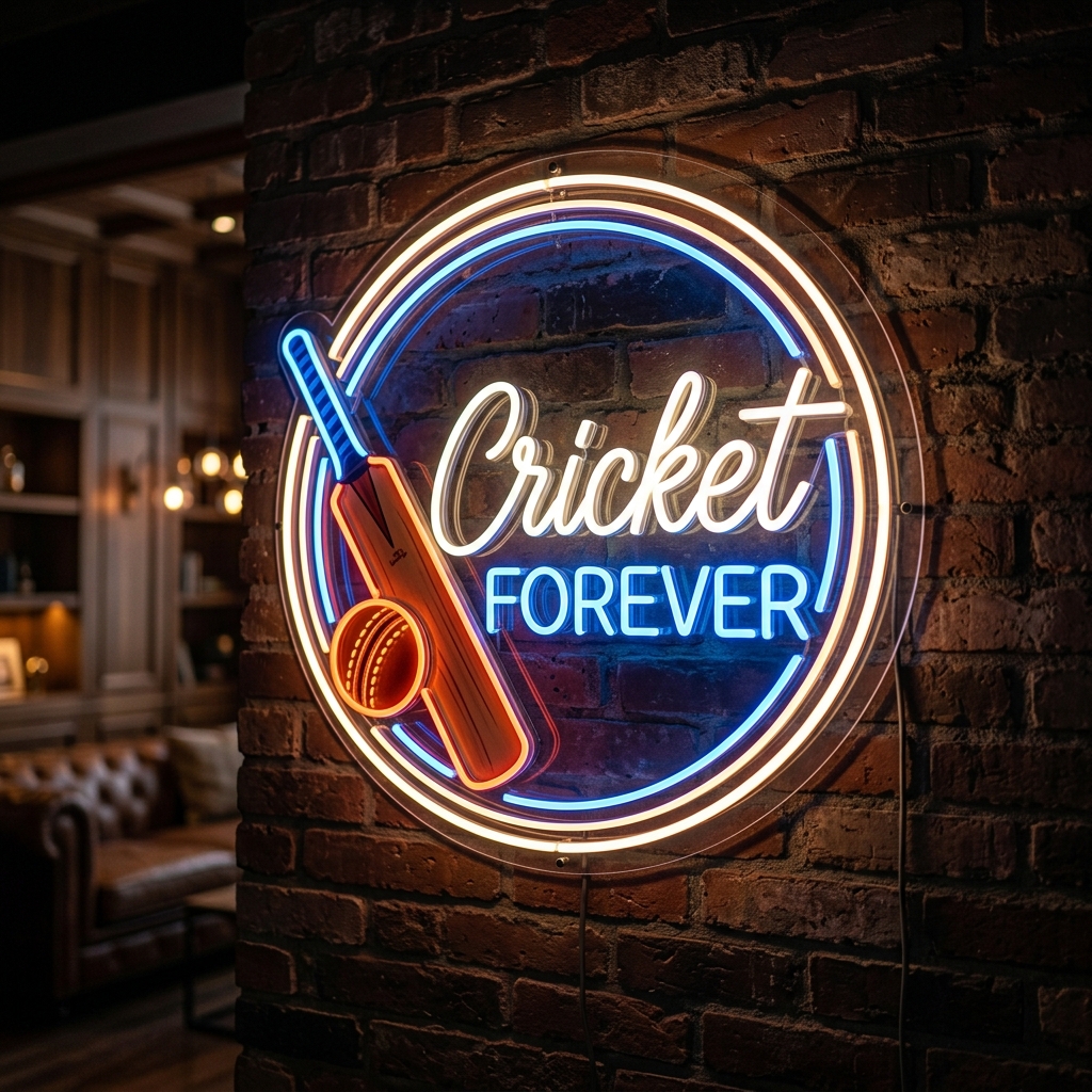 Cricket Forever Neon Sign