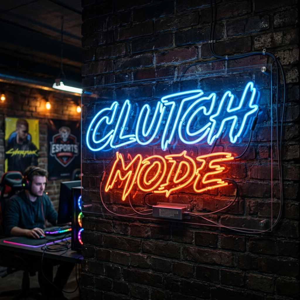 Clutch Mode Neon Sign