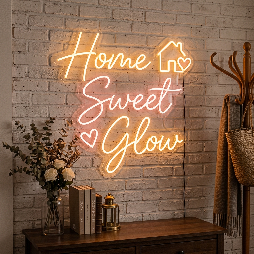 Home Sweet Glow Neon Sign