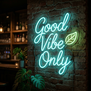 Good Vibes Only Neon Sign