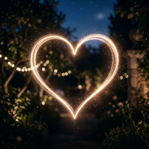Shining Heart Neon Sign
