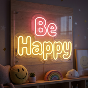 Be Happy Neon Sign