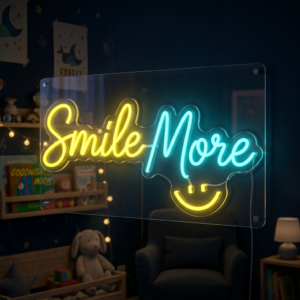 Smile More Neon Sign