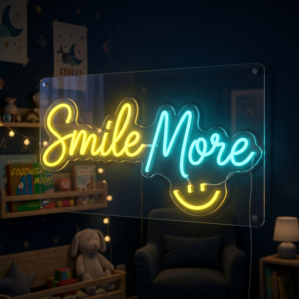 Smile More Neon Sign