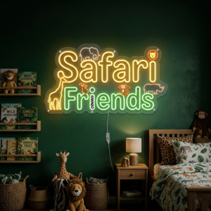 Safari Friends Neon Sign