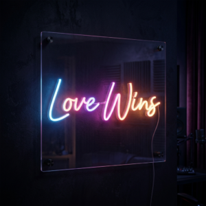 Love Wins Neon Sign