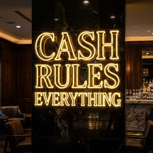 Cash Rules Everything Neon Sign