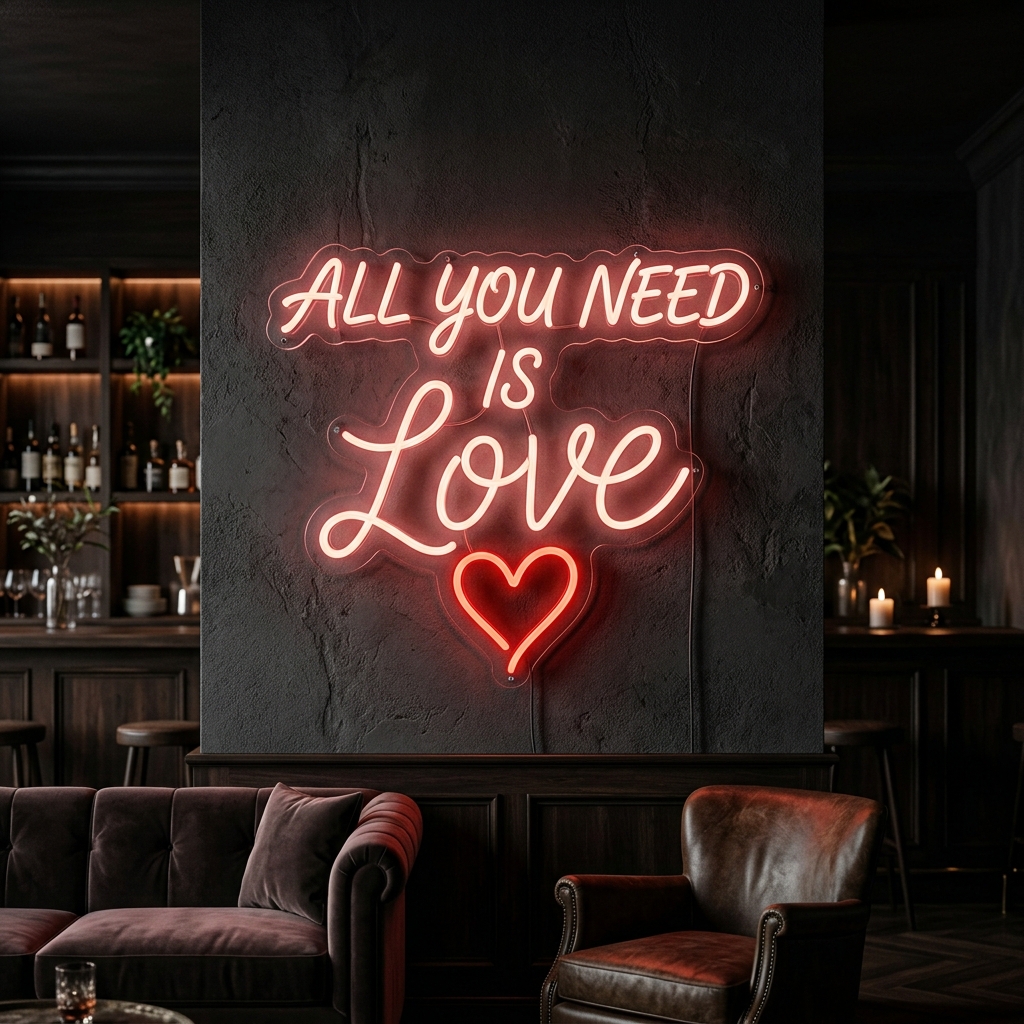 All You Need Is Love Neon