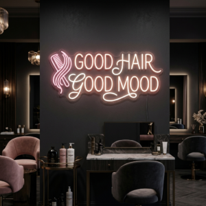 Good Hair Good Mood Neon