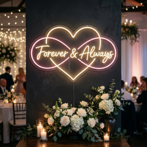 Forever & Always Neon Sign