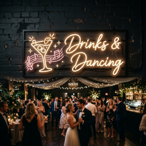 Drinks & Dancing Neon Sign