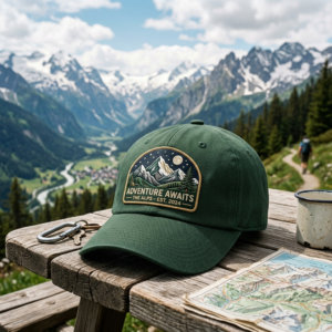 Mountain Embroidery Cap
