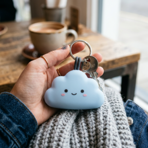 Cute Cloud Keychain