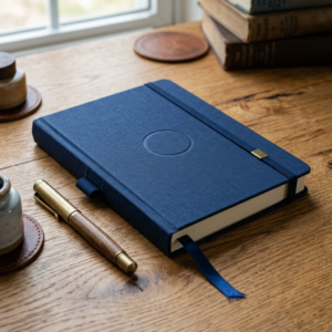 Navy Hardcover Notebook