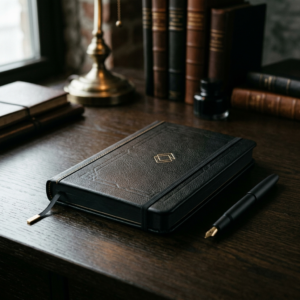 Brown Leather-Style Notebook