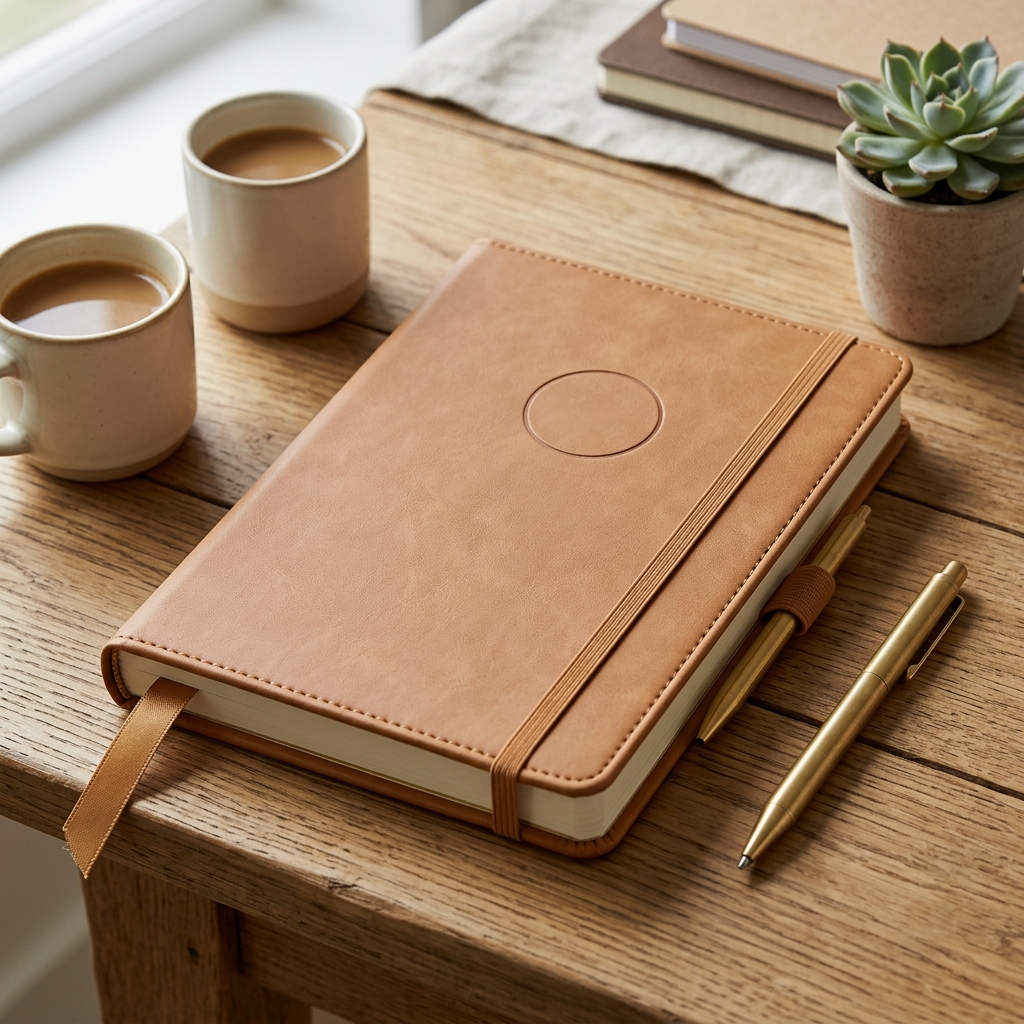 Tan Daily Planner Diary