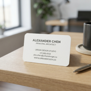 Rounded Corner Visiting Cards 05 – Lifestyle Creative