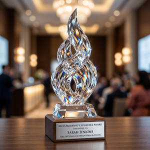 Crystal Flame Trophy