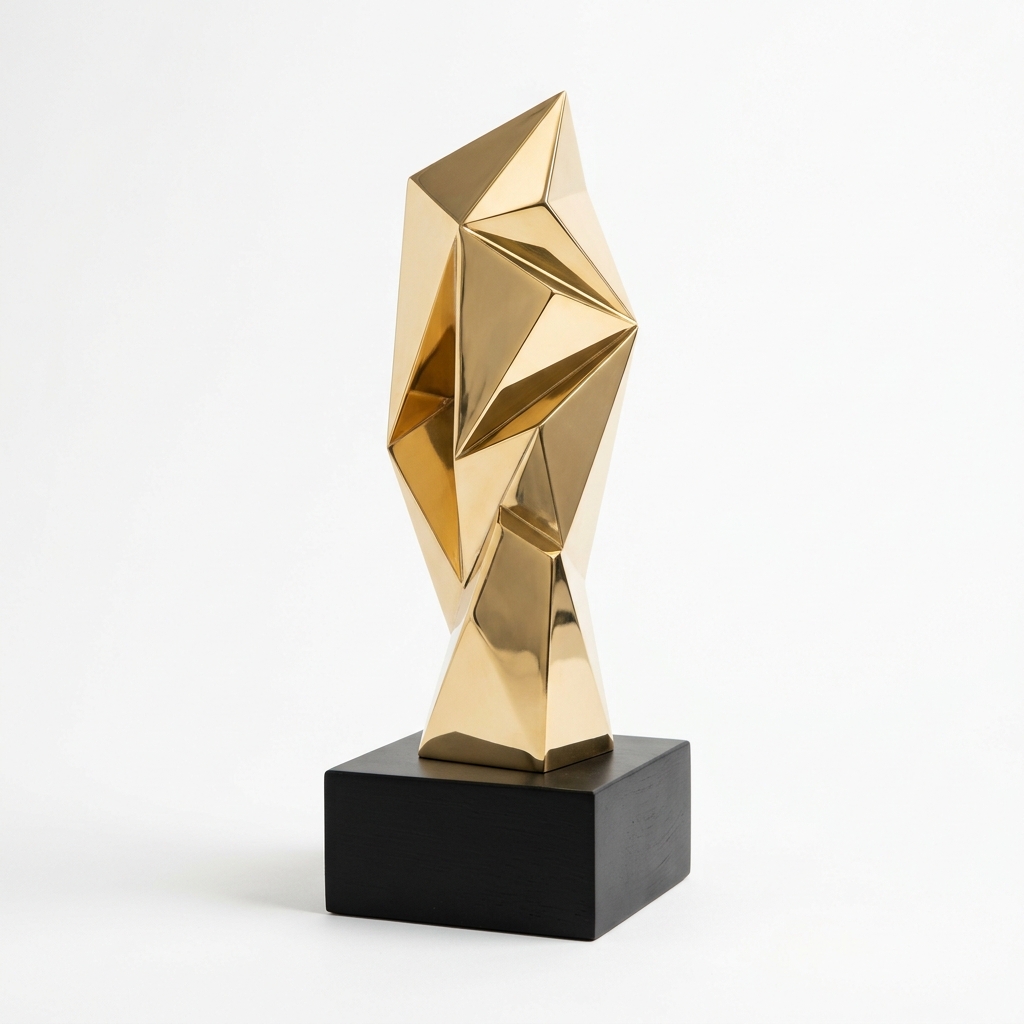 Modern Geometric Trophy